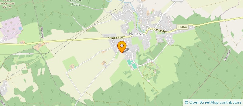 localisation de l'entreprise SODIBOIS à NANCRAY