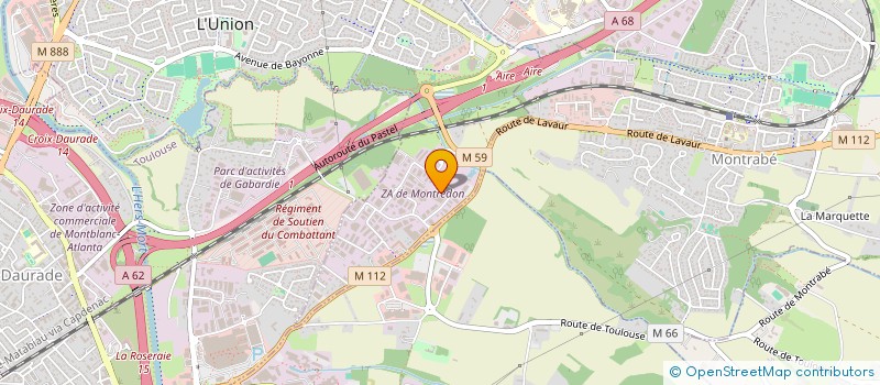localisation de l'entreprise SODICA à L'UNION