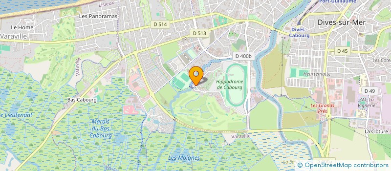 localisation de l'entreprise SODICAB  CABOURG