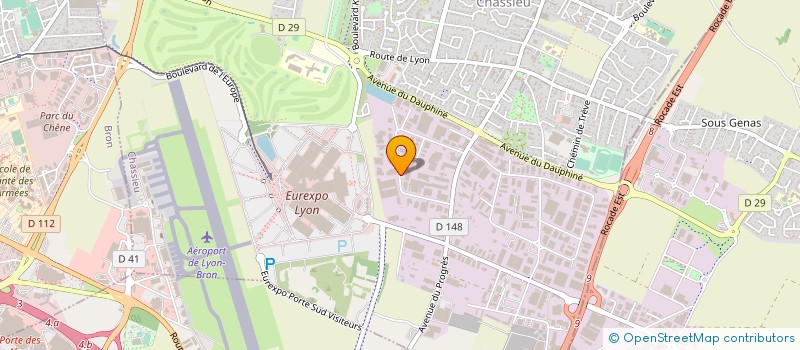 localisation de l'entreprise SODICABLES  CHASSIEU