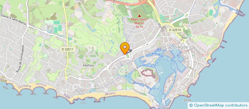 localisation de l'entreprise SODICAP à AGDE