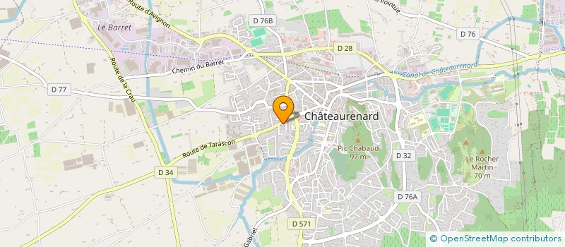localisation de l'entreprise SODICAR à CHATEAURENARD