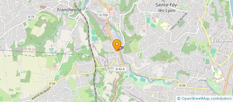 localisation de l'entreprise SODICAR à SAINTE-FOY-LES-LYON