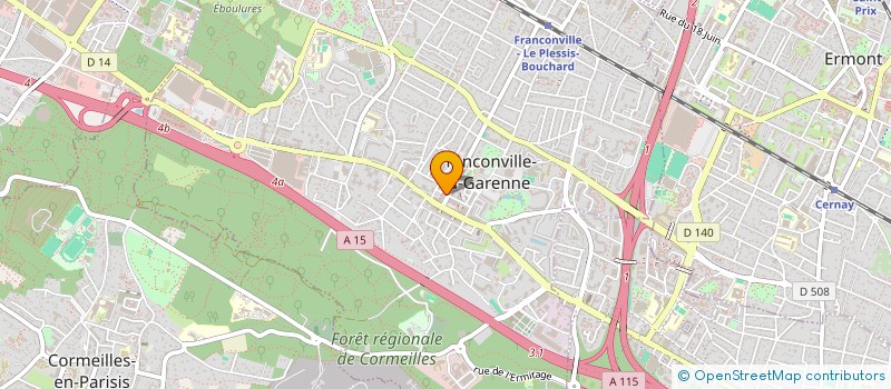 localisation de l'entreprise SODICIB INFORMATIQUE à FRANCONVILLE