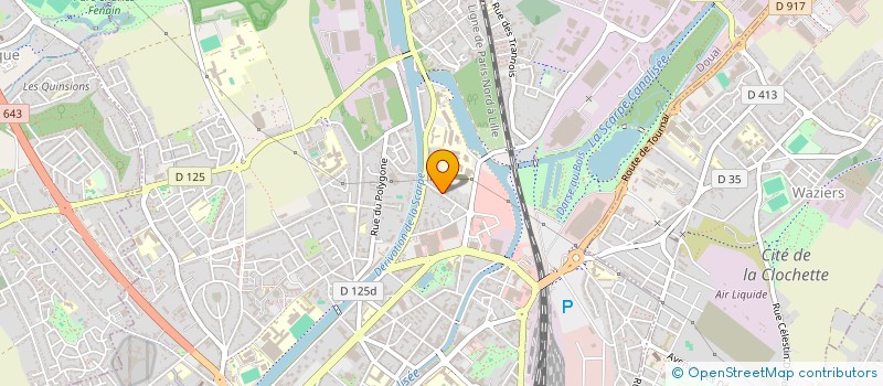 localisation de l'entreprise SODICOS ETS CHEFSON ET WOT à DOUAI