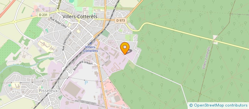 localisation de l'entreprise SODICOT à VILLERS-COTTERETS