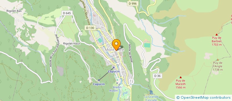 localisation de l'entreprise SODICRIS  MONT-DORE