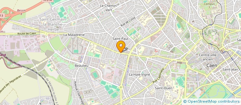 localisation de l'entreprise SODICS à CAEN