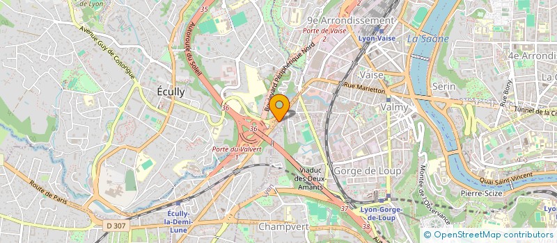 localisation de l'entreprise SODICYCLE à TASSIN-LA-DEMI-LUNE