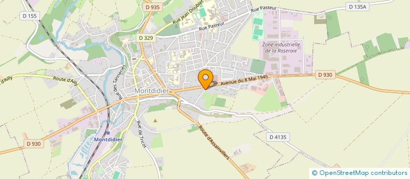 localisation de l'entreprise SODIDIER EXPLOITATION à MONTDIDIER