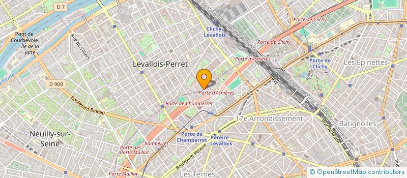 localisation de l'entreprise SODIFA LES EPINETTES à LEVALLOIS-PERRET