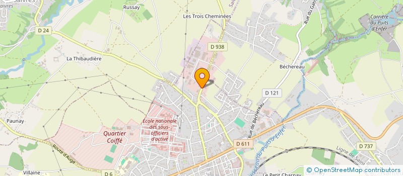 localisation de l'entreprise SODIFAC AUTO à SAINT-MAIXENT-L'ECOLE