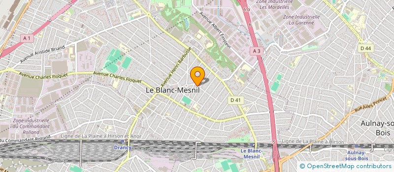 localisation de l'entreprise SODIFF à LE BLANC-MESNIL