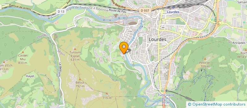 localisation de l'entreprise SODIFISH  LOURDES