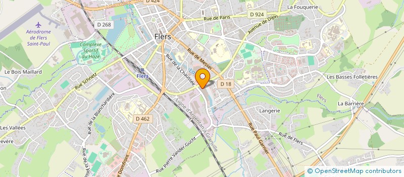 localisation de l'entreprise SODIFLERS à FLERS