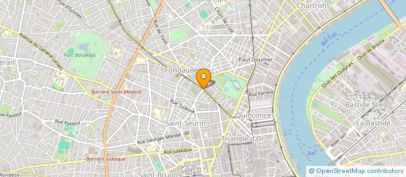 localisation de l'entreprise SODIFOND 2  BORDEAUX