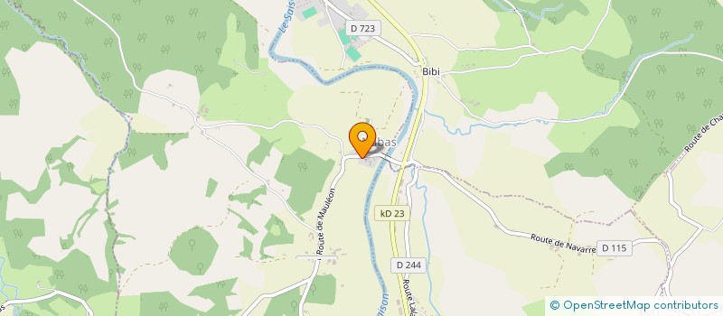 localisation de l'entreprise SODIFRAIS  ARAUX