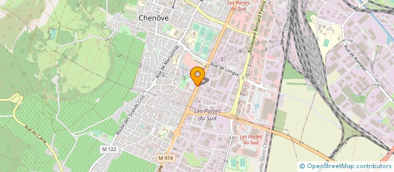 localisation de l'entreprise SODIFREM à CHENOVE