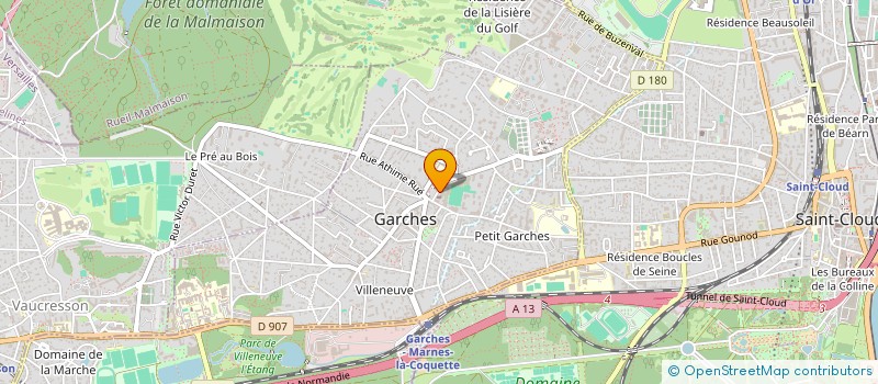 localisation de l'entreprise SODIGARCHES à GARCHES