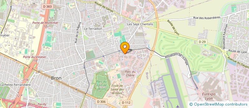 localisation de l'entreprise SODIGE OUEST à BRON