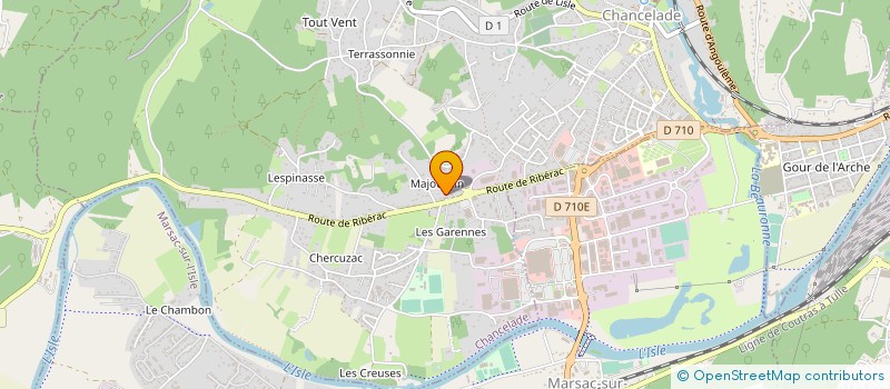 localisation de l'entreprise SODIGEL QUERCY-GEL à CHANCELADE