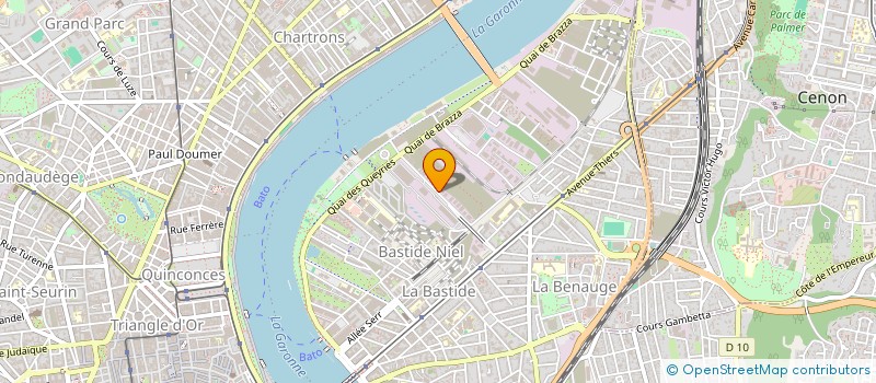 localisation de l'entreprise SODIGO à BORDEAUX