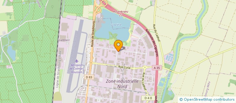 localisation de l'entreprise SODIGROS à COLMAR