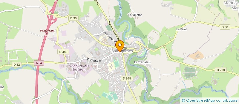 localisation de l'entreprise SODIJAMES à SAINT-JAMES