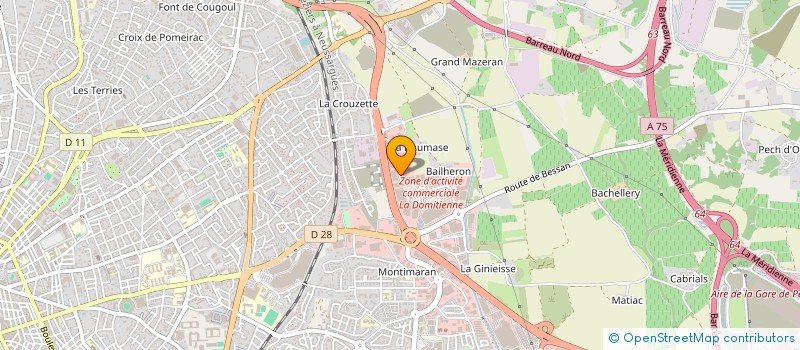 localisation de l'entreprise SODIJI à BEZIERS