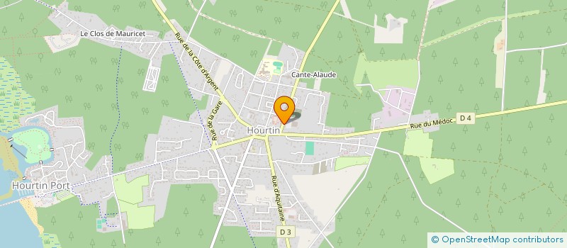localisation de l'entreprise SODILAC à HOURTIN