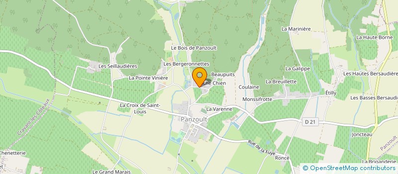 localisation de l'entreprise SODILAP à SAZILLY