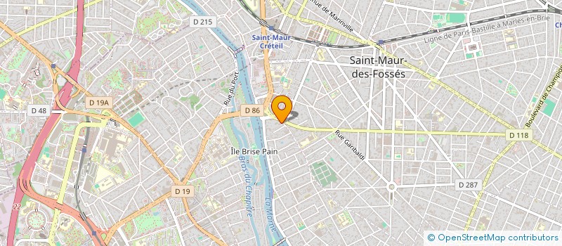 localisation de l'entreprise SODILINE  SAINT-MAUR-DES-FOSSES