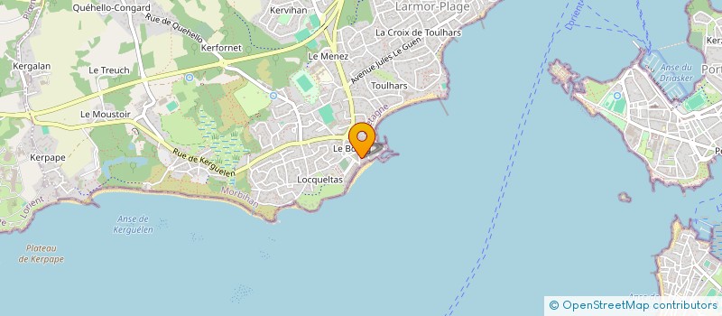 localisation de l'entreprise SODILO  LARMOR-PLAGE