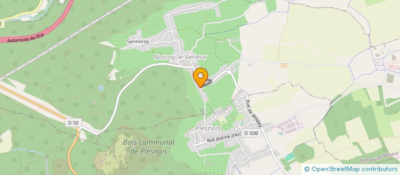 localisation de l'entreprise SODILORFRUITS GIE  SAULNY