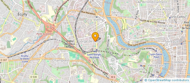 localisation de l'entreprise SODILUX  LYON