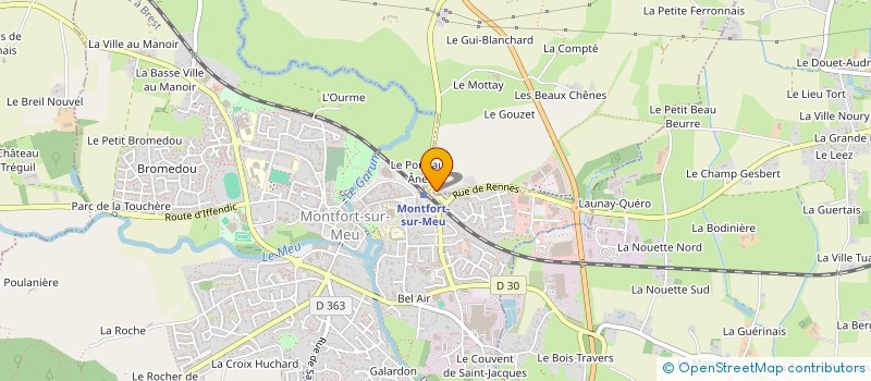 localisation de l'entreprise SODIM à MONTFORT-SUR-MEU
