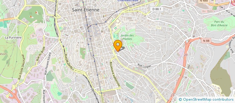 localisation de l'entreprise SODIM CHIMIE  SAINT-ETIENNE