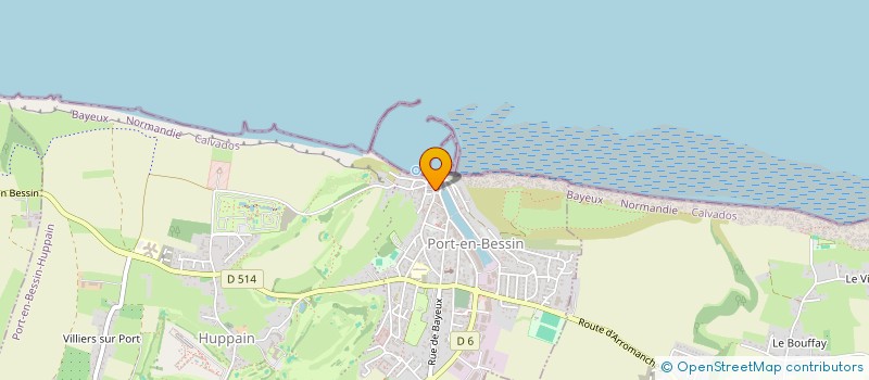 localisation de l'entreprise SODIMA à PORT-EN-BESSIN-HUPPAIN