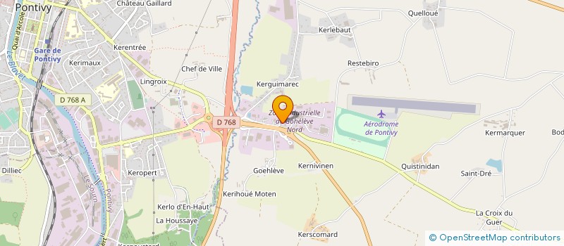 localisation de l'entreprise SODIMA OUEST  NOYAL-PONTIVY