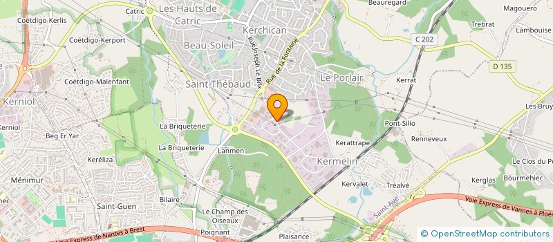 localisation de l'entreprise SODIMAC à SAINT-AVE