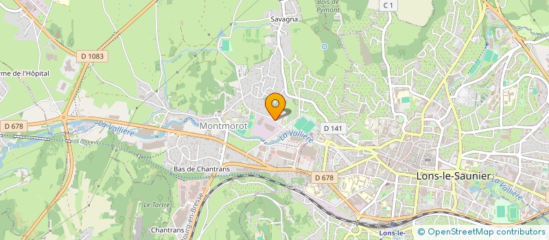 localisation de l'entreprise SODIMAV SA à MONTMOROT