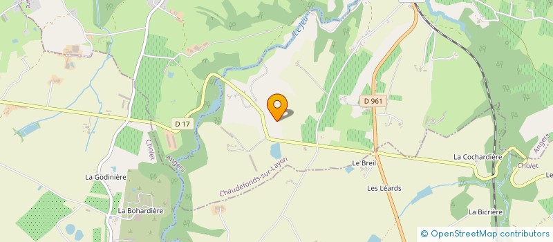 localisation de l'entreprise SODIMAX  CHAUDEFONDS-SUR-LAYON