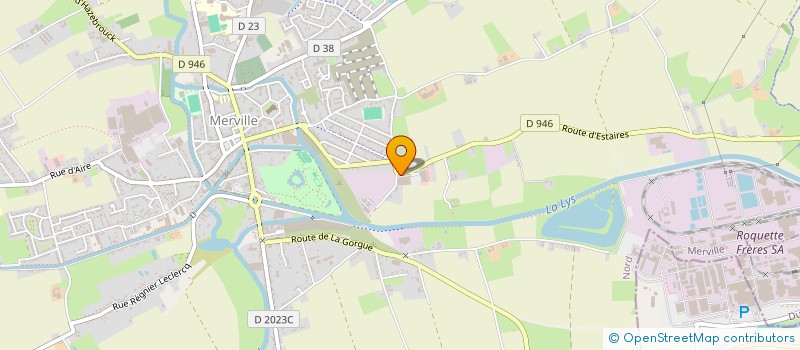 localisation de l'entreprise SODIMER à MERVILLE