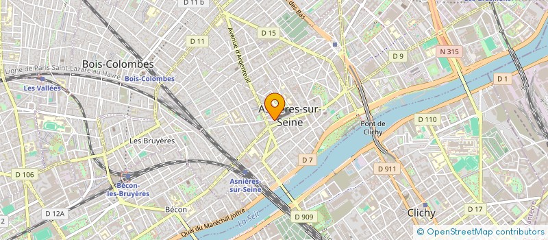 localisation de l'entreprise SODIMEX à ASNIERES-SUR-SEINE