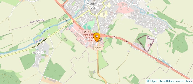 localisation de l'entreprise SODIMO  MAGNY-EN-VEXIN