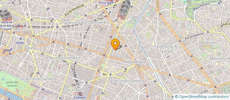 localisation de l'entreprise SODIMO - SOCIETE D'INVESTISSEMENT IMMOBILIERS  PARIS