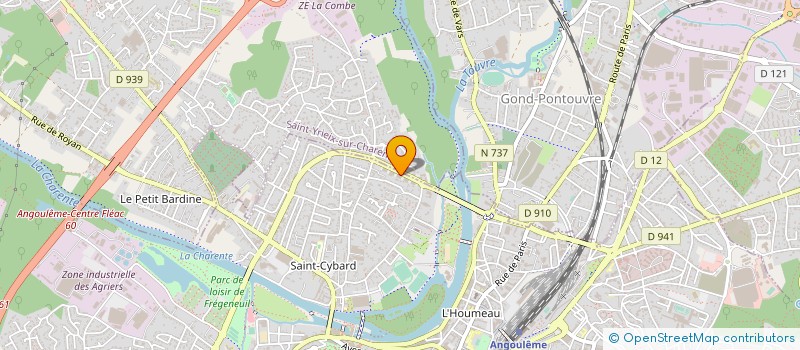 localisation de l'entreprise SODIMOB à ANGOULEME