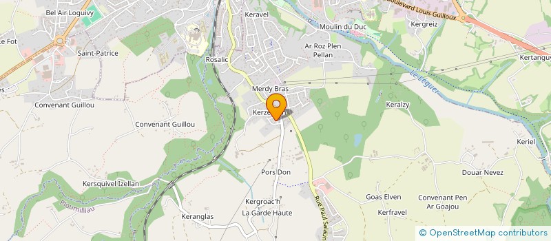 localisation de l'entreprise SODIMOD à PLOUBEZRE