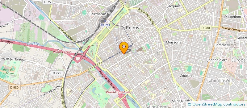 localisation de l'entreprise SODINCO à REIMS