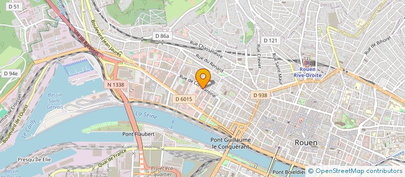 localisation de l'entreprise SODINE à ROUEN